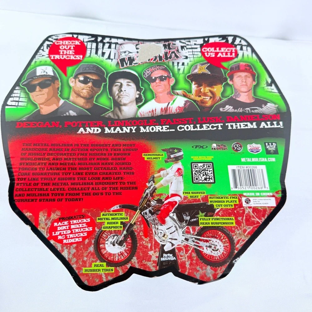 Metal Mulisha Todd Potter FMX Dirt Bike Action Figure Ronin Syndicate 00268